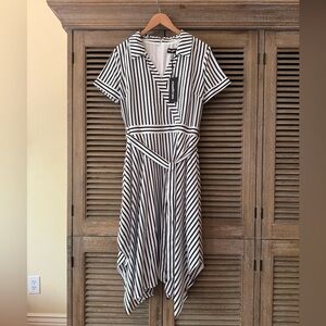 Striped Blue and White Karl Lagerfeld Dress